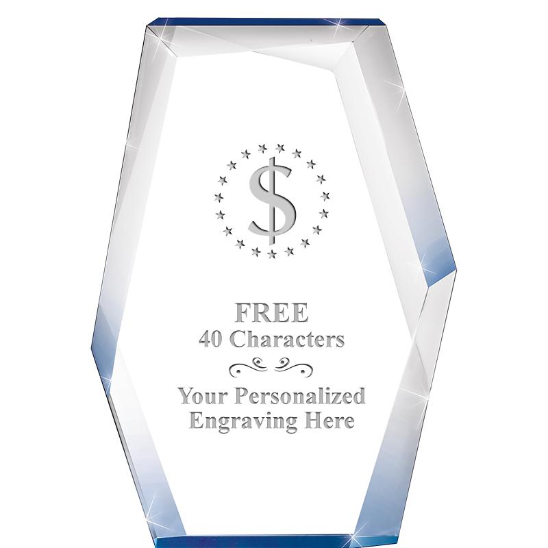 8" COBALT RADIANCE ACRYLIC