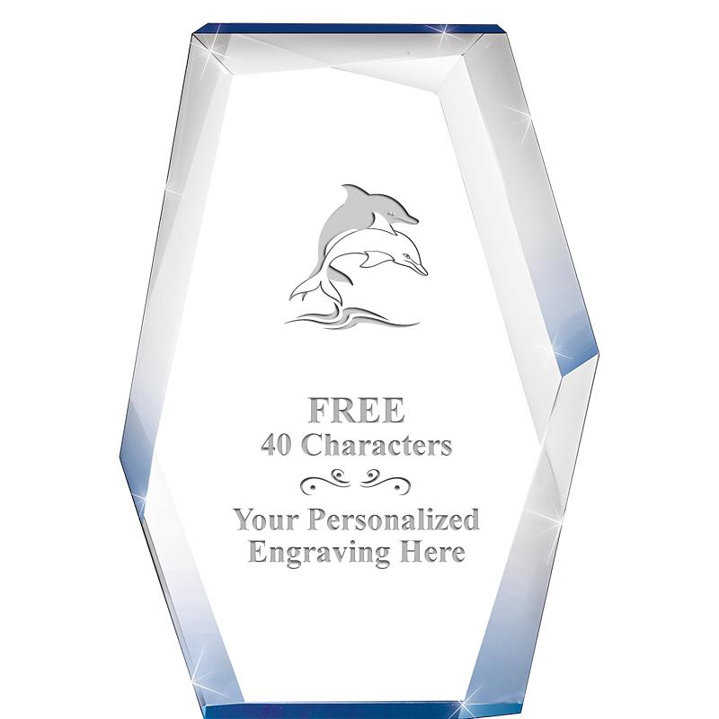 8" COBALT RADIANCE ACRYLIC