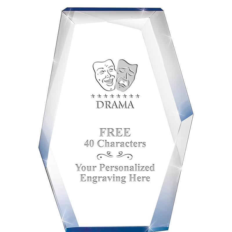 8" COBALT RADIANCE ACRYLIC