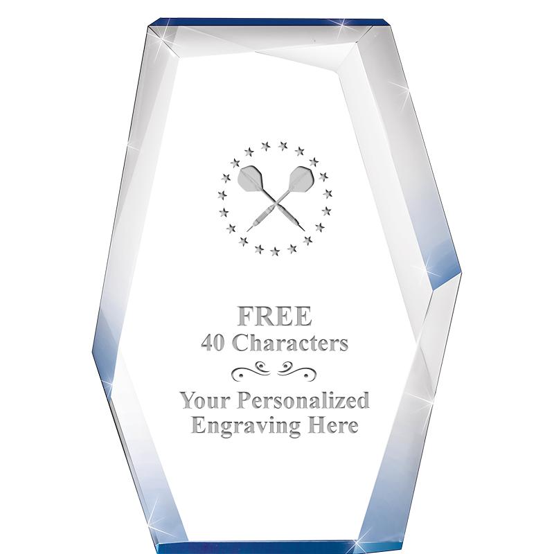 8" COBALT RADIANCE ACRYLIC