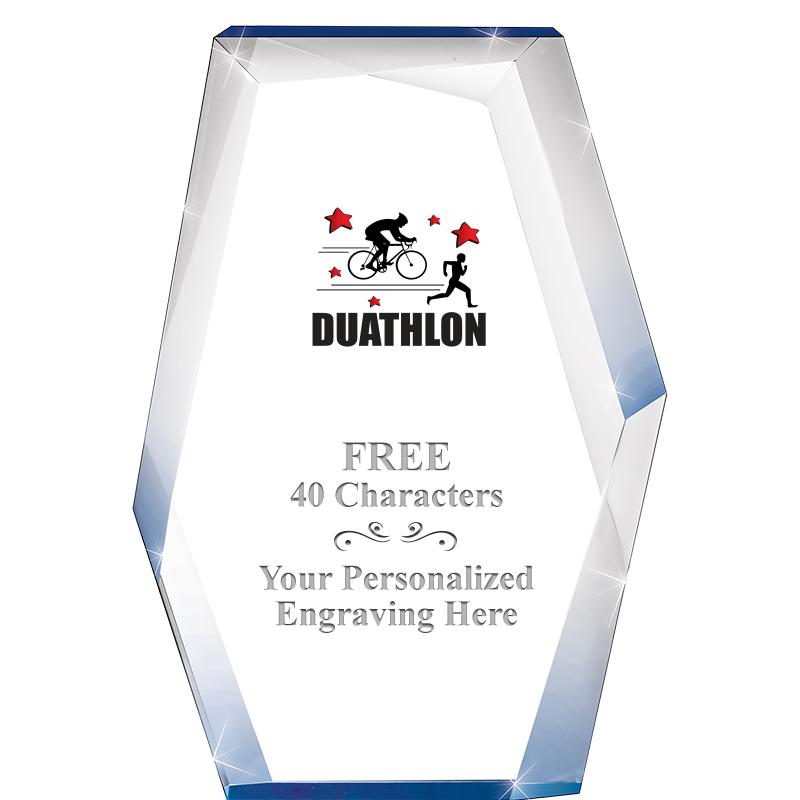 8" COBALT RADIANCE ACRYLIC