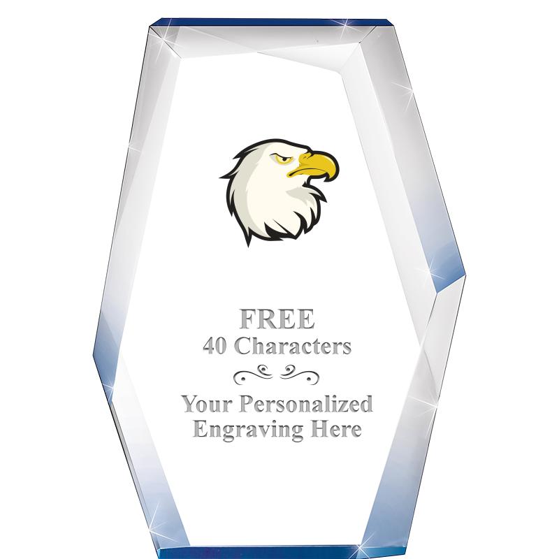 8" COBALT RADIANCE ACRYLIC