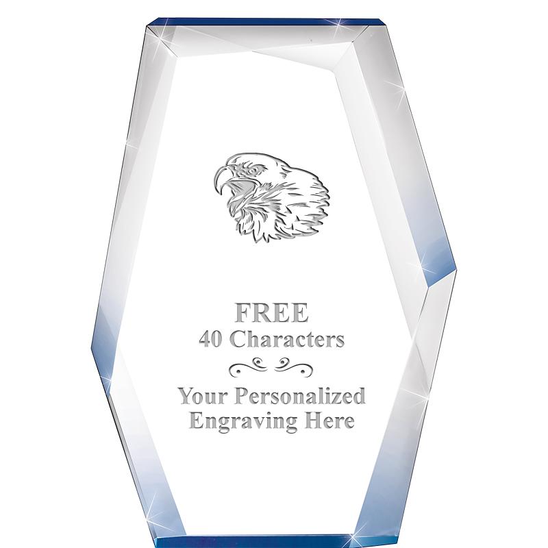 8" COBALT RADIANCE ACRYLIC