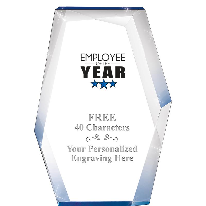 8" COBALT RADIANCE ACRYLIC