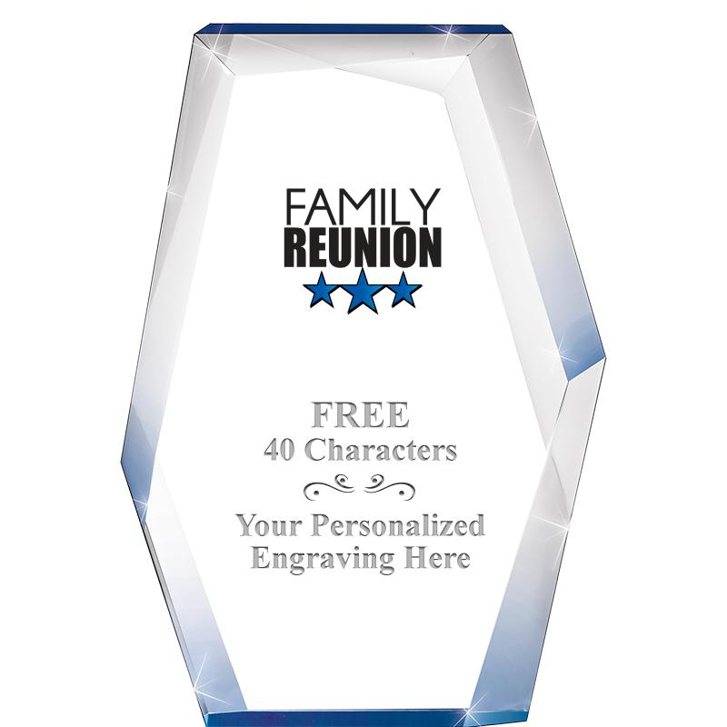 8" COBALT RADIANCE ACRYLIC