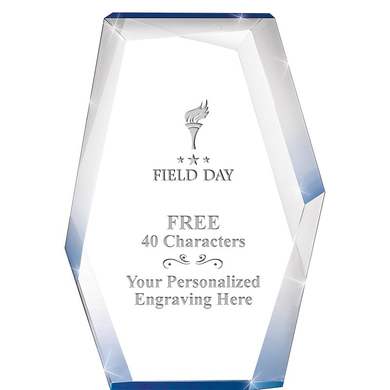 8" COBALT RADIANCE ACRYLIC