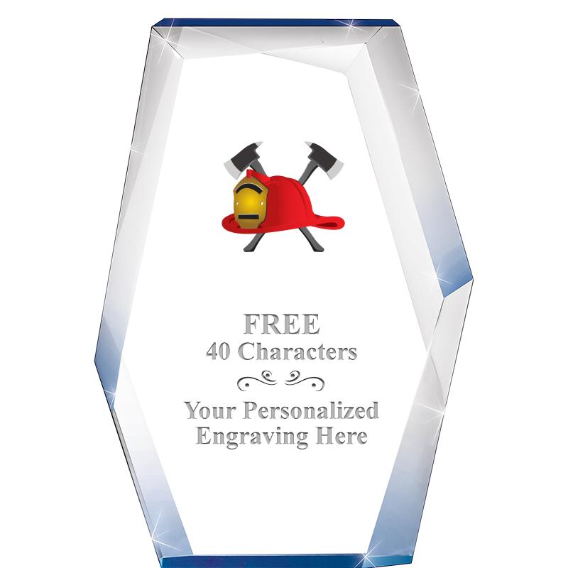 8" COBALT RADIANCE ACRYLIC