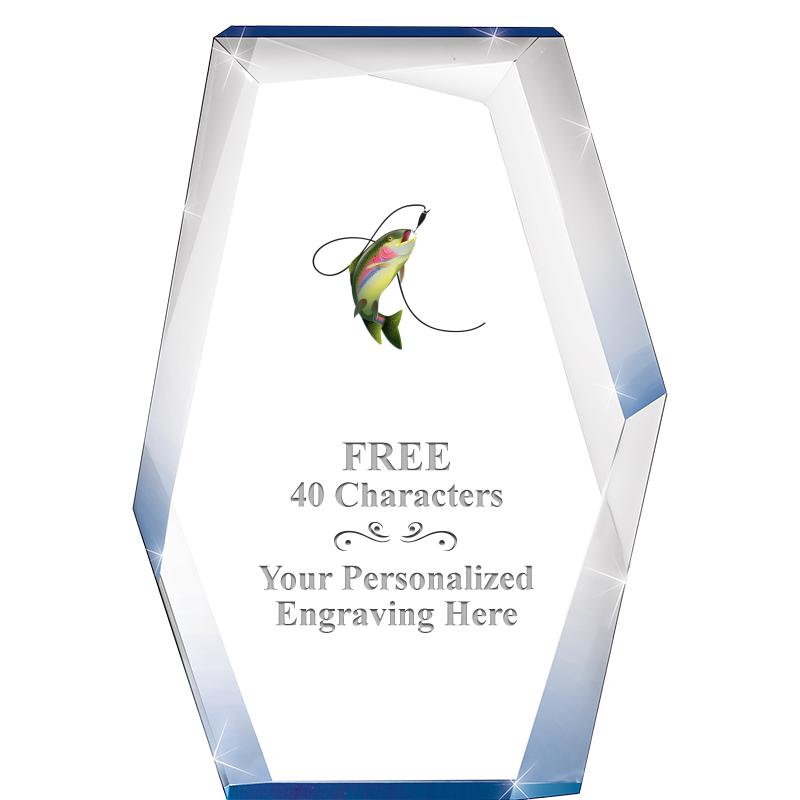 8" COBALT RADIANCE ACRYLIC