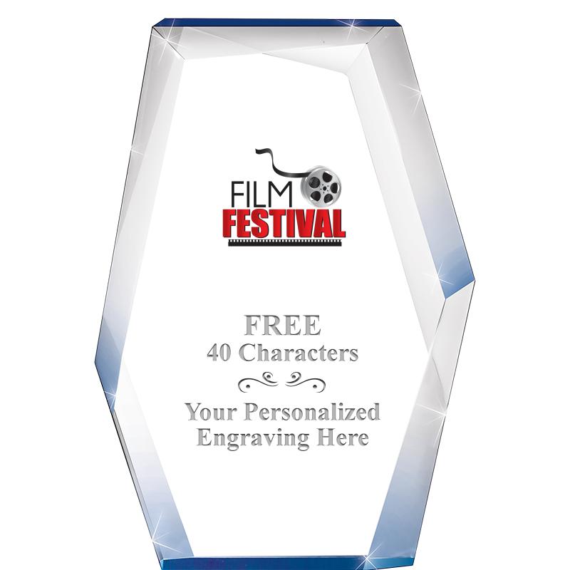 8" COBALT RADIANCE ACRYLIC