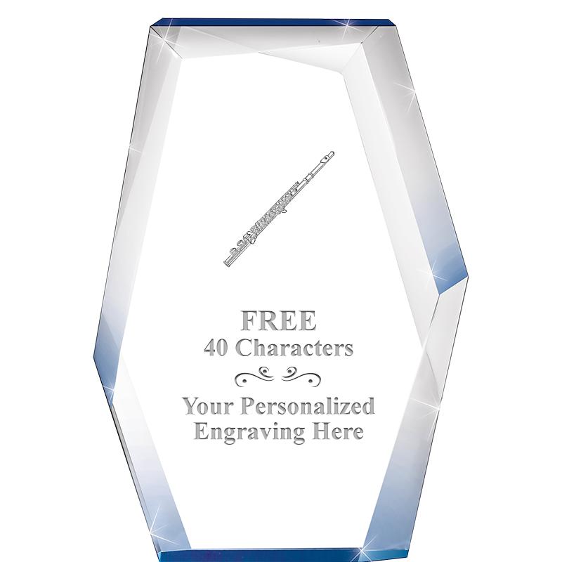 8" COBALT RADIANCE ACRYLIC