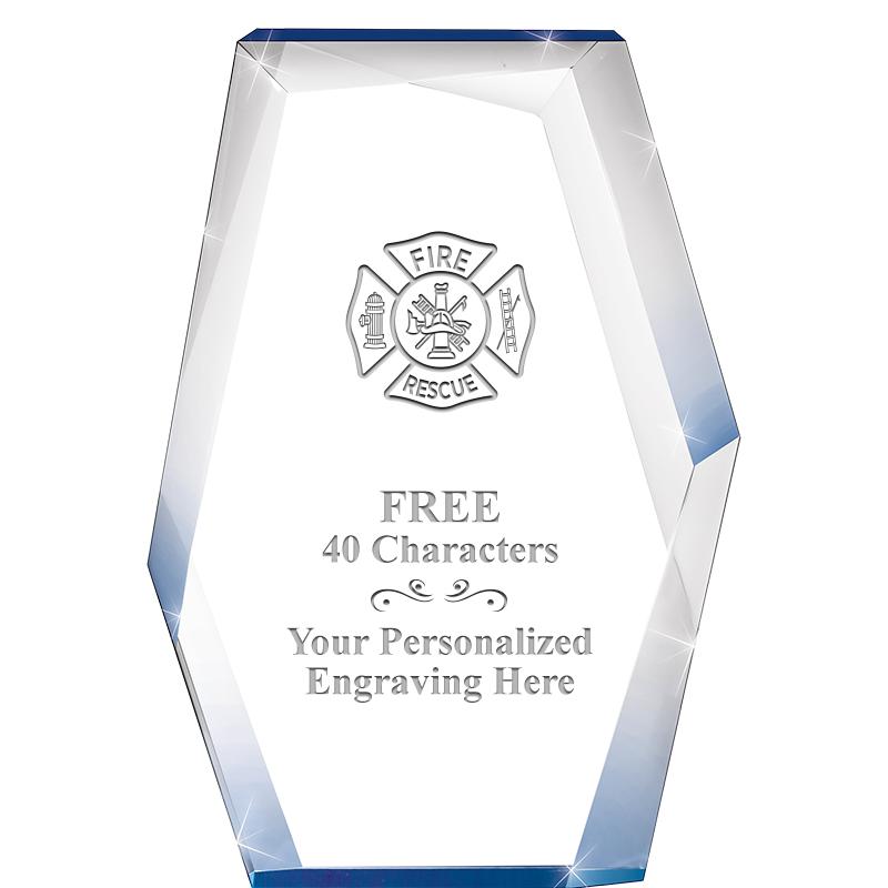 8" COBALT RADIANCE ACRYLIC