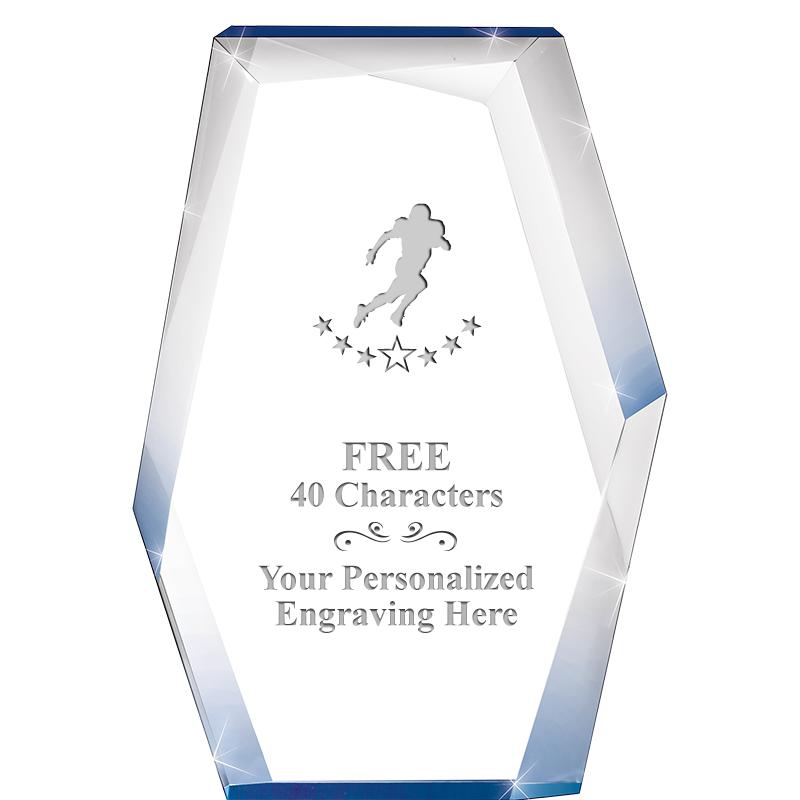 8" COBALT RADIANCE ACRYLIC