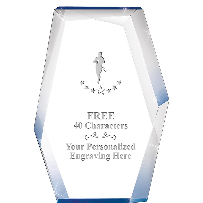 8" COBALT RADIANCE ACRYLIC