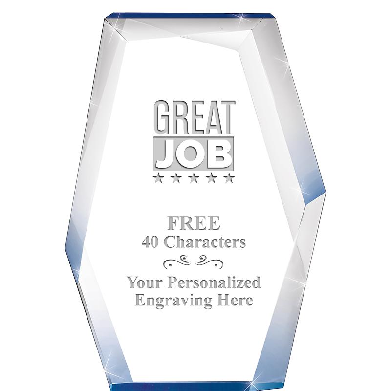 8" COBALT RADIANCE ACRYLIC