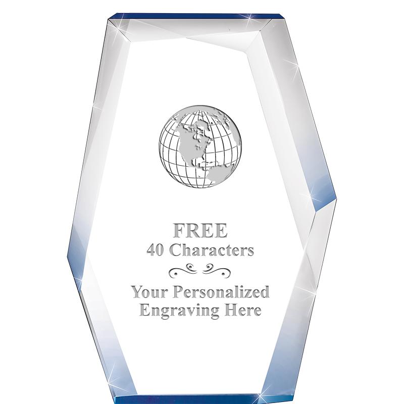 8" COBALT RADIANCE ACRYLIC