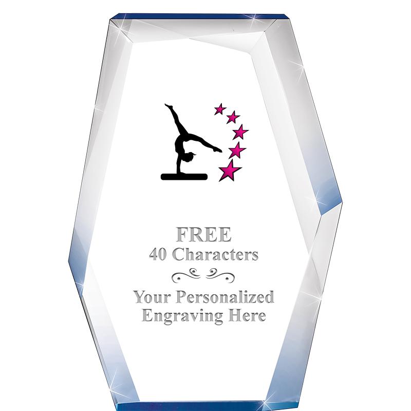 8" COBALT RADIANCE ACRYLIC