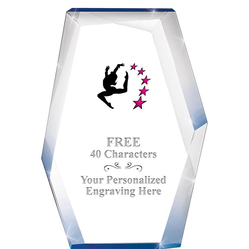 8" COBALT RADIANCE ACRYLIC