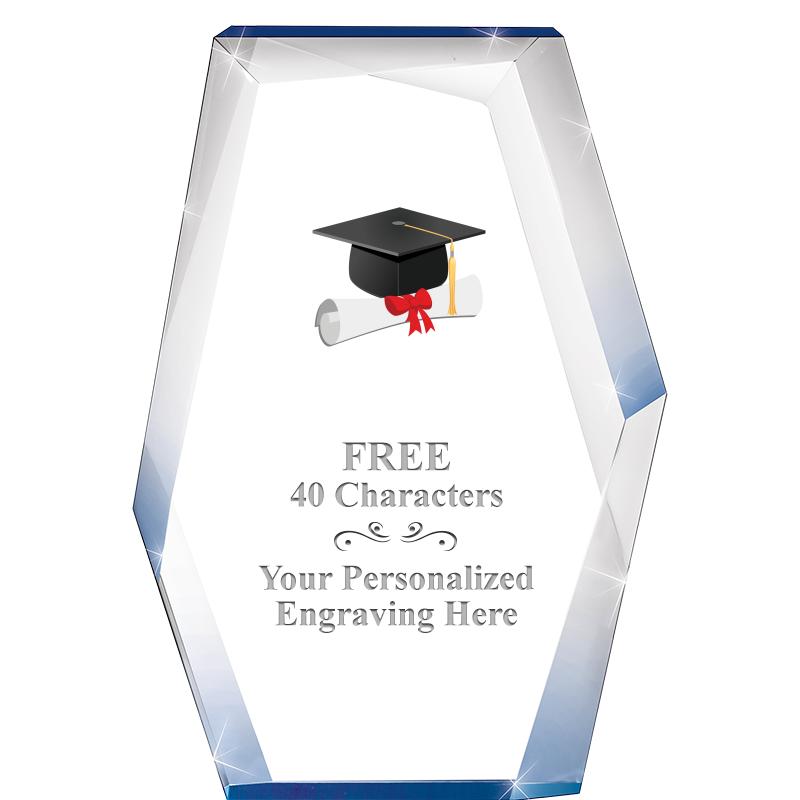 8" COBALT RADIANCE ACRYLIC