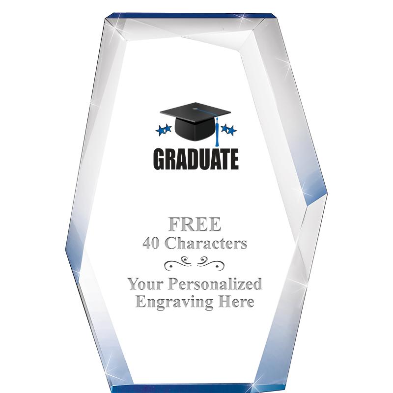 8" COBALT RADIANCE ACRYLIC