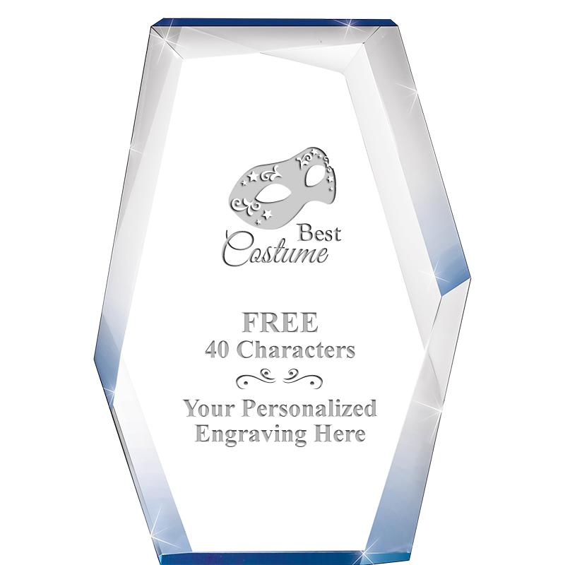 8" COBALT RADIANCE ACRYLIC