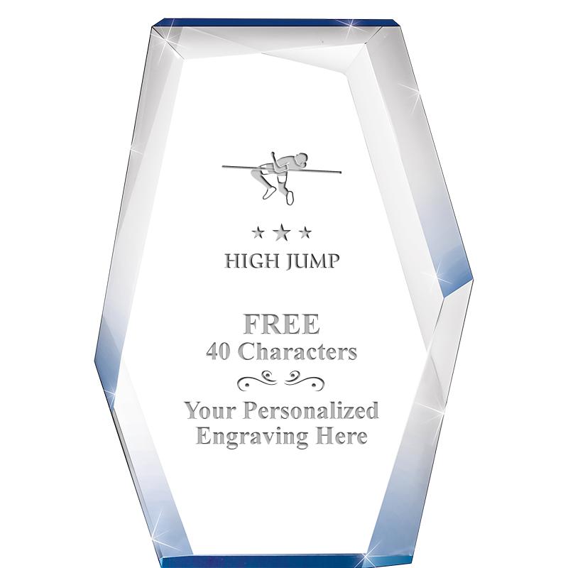 8" COBALT RADIANCE ACRYLIC