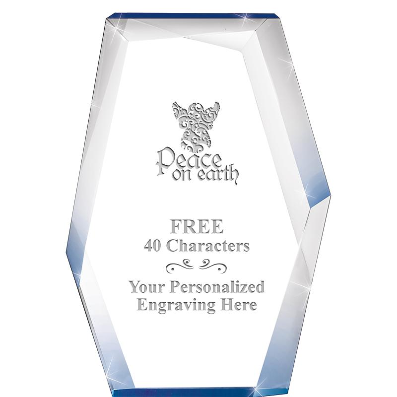 8" COBALT RADIANCE ACRYLIC