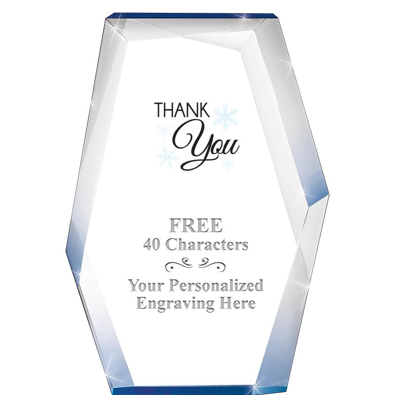 8" COBALT RADIANCE ACRYLIC