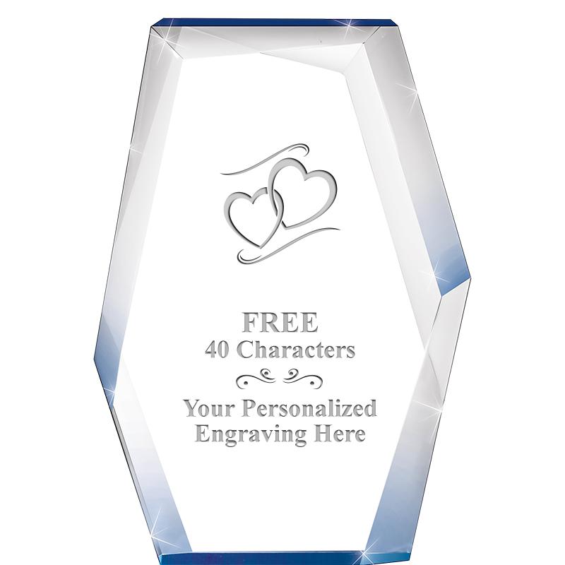 8" COBALT RADIANCE ACRYLIC