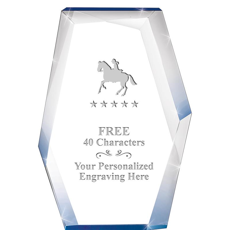 8" COBALT RADIANCE ACRYLIC