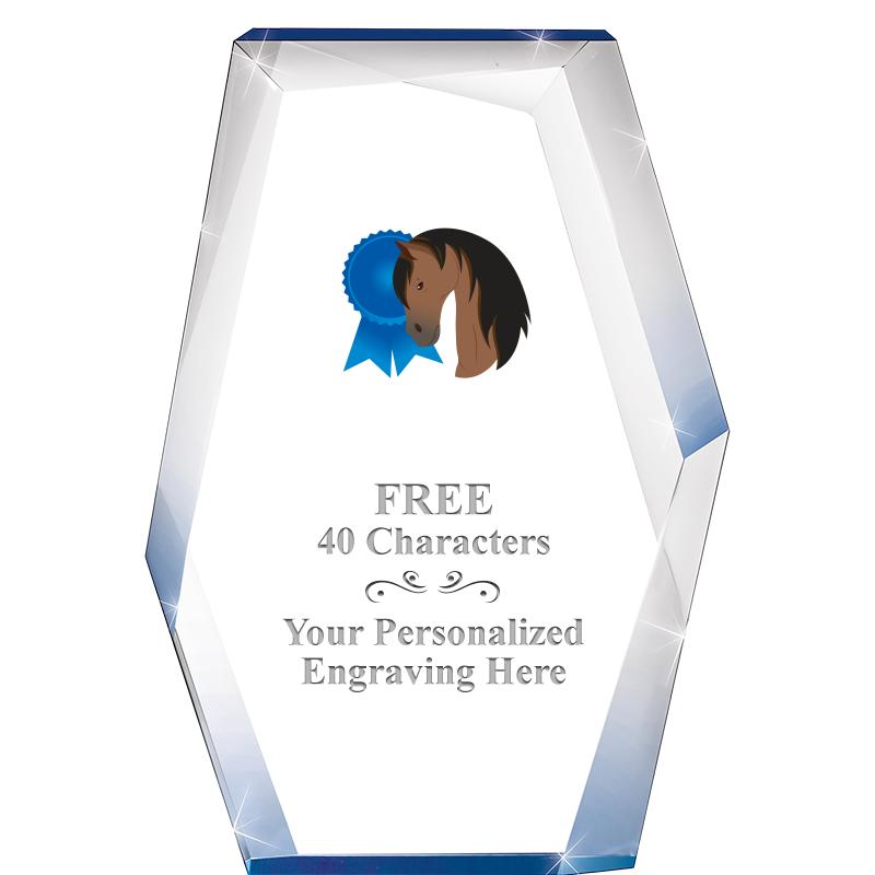 8" COBALT RADIANCE ACRYLIC