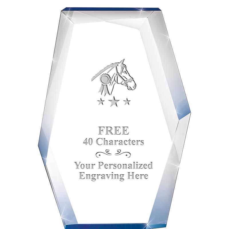 8" COBALT RADIANCE ACRYLIC