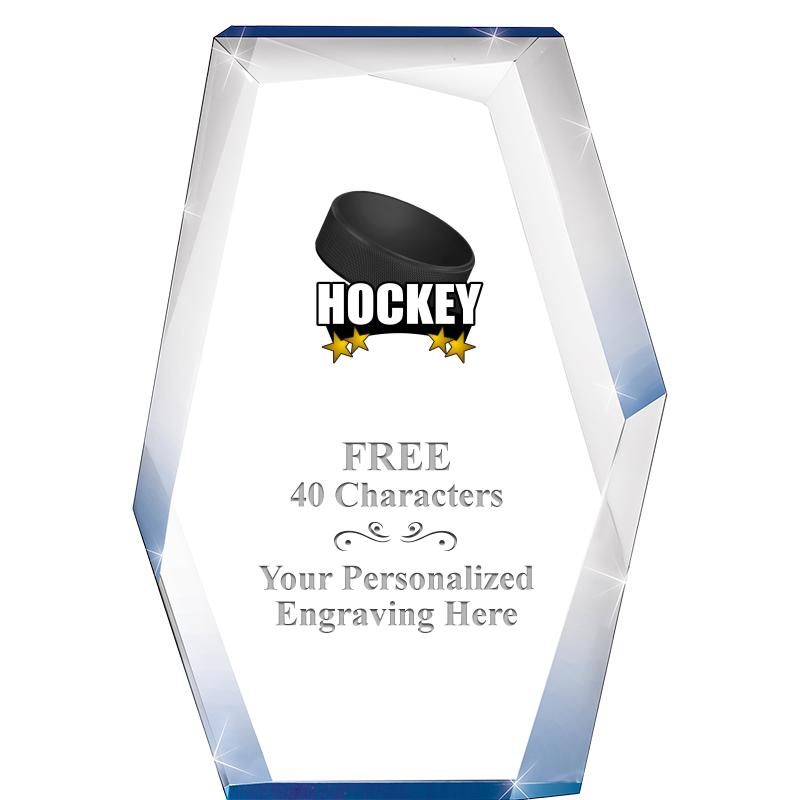 8" COBALT RADIANCE ACRYLIC