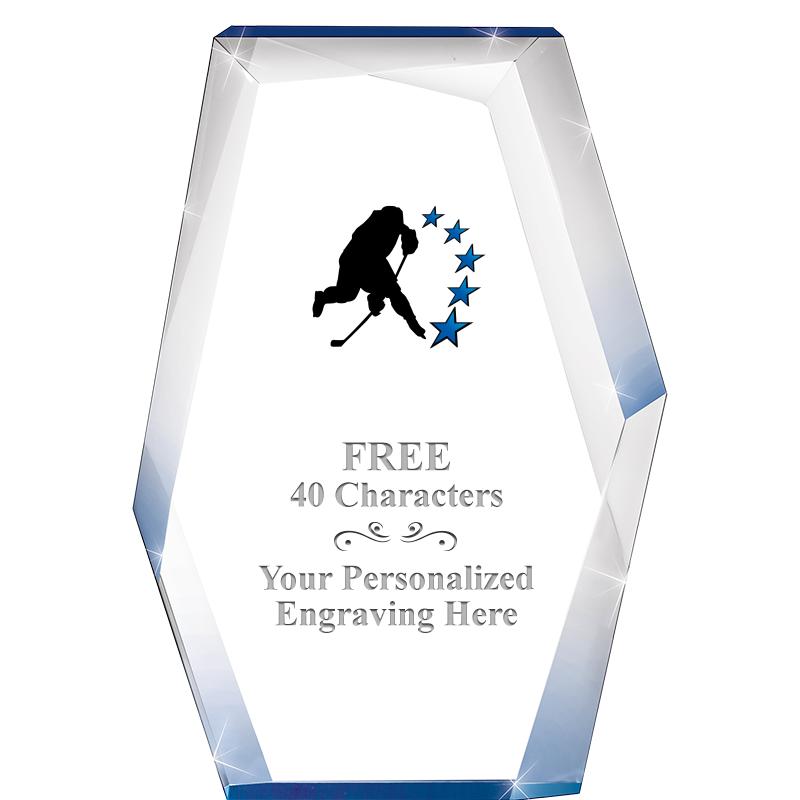 8" COBALT RADIANCE ACRYLIC