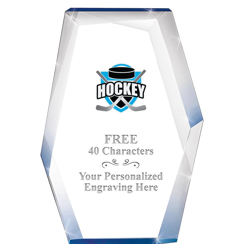 8" COBALT RADIANCE ACRYLIC