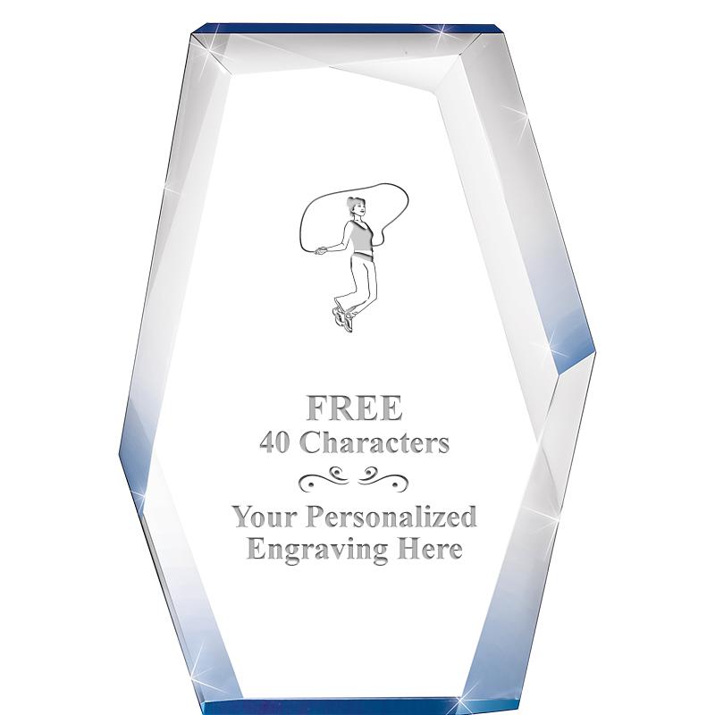 8" COBALT RADIANCE ACRYLIC