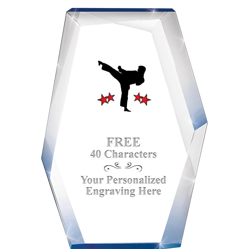 8" COBALT RADIANCE ACRYLIC