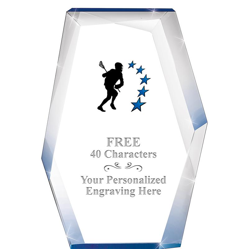 8" COBALT RADIANCE ACRYLIC