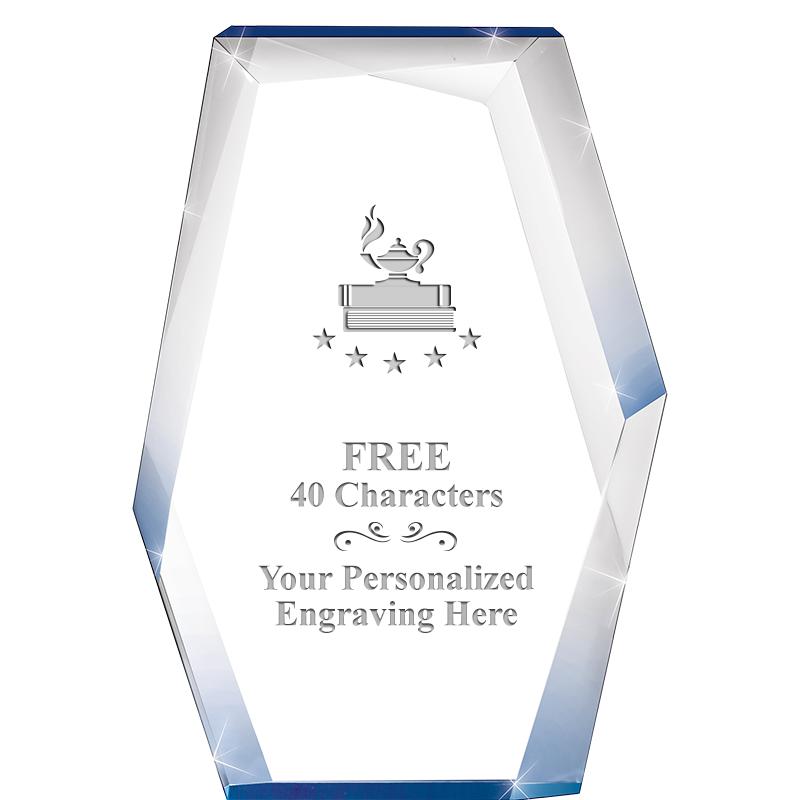 8" COBALT RADIANCE ACRYLIC