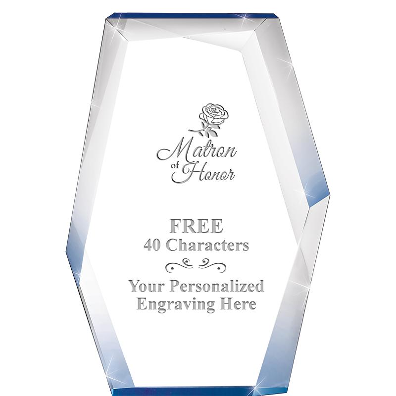 8" COBALT RADIANCE ACRYLIC