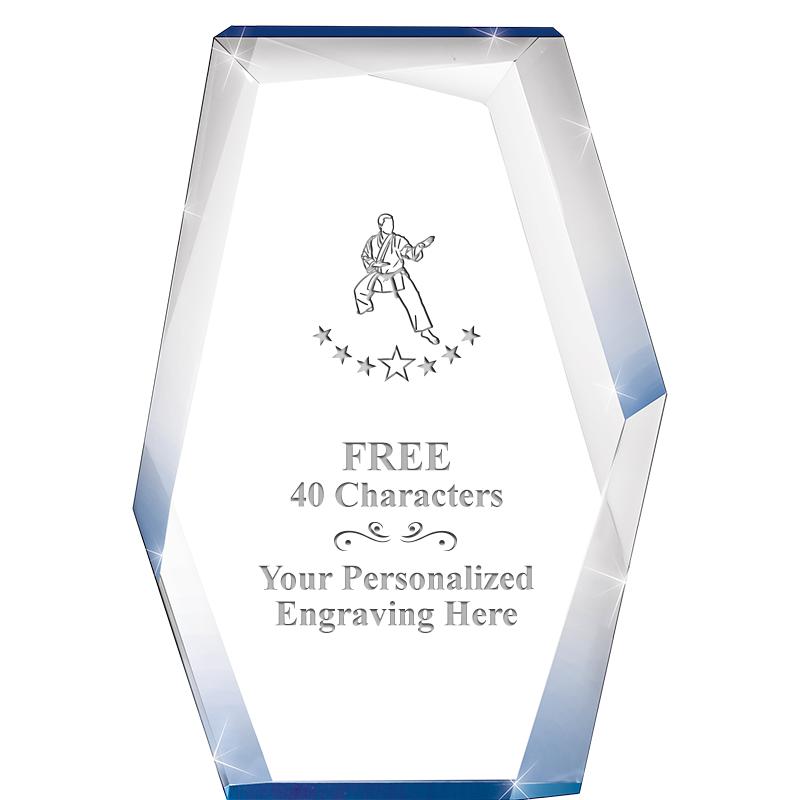 8" COBALT RADIANCE ACRYLIC