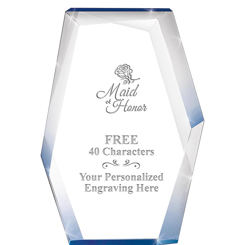 8" COBALT RADIANCE ACRYLIC