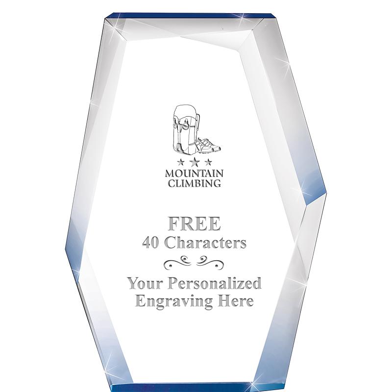 8" COBALT RADIANCE ACRYLIC