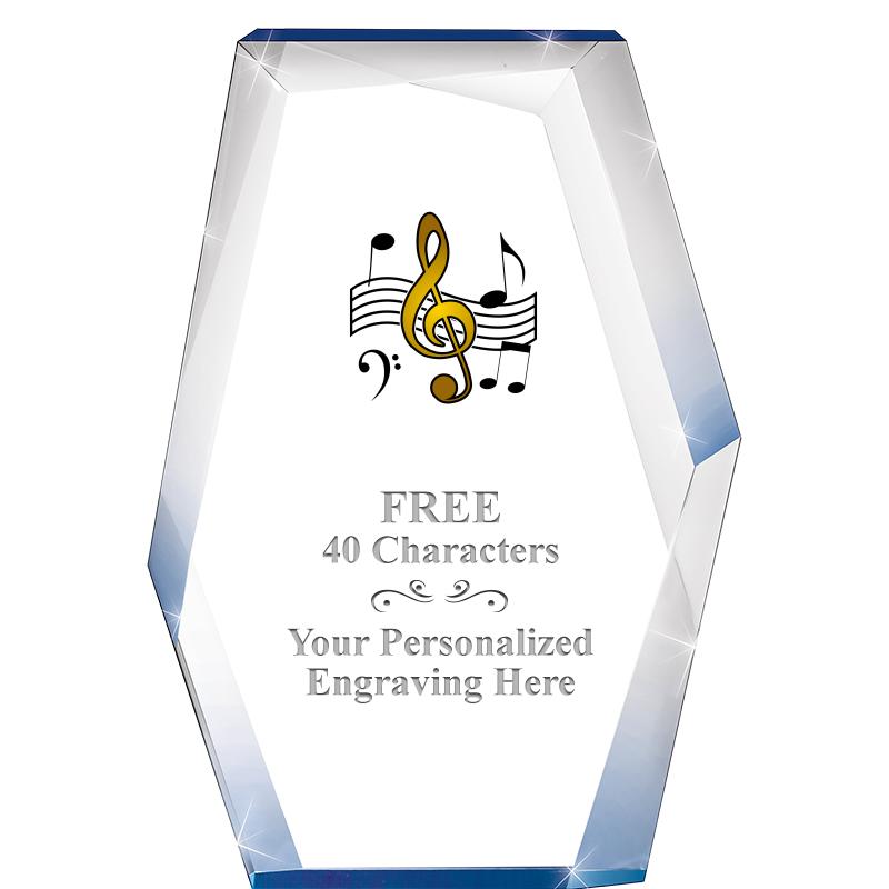 8" COBALT RADIANCE ACRYLIC