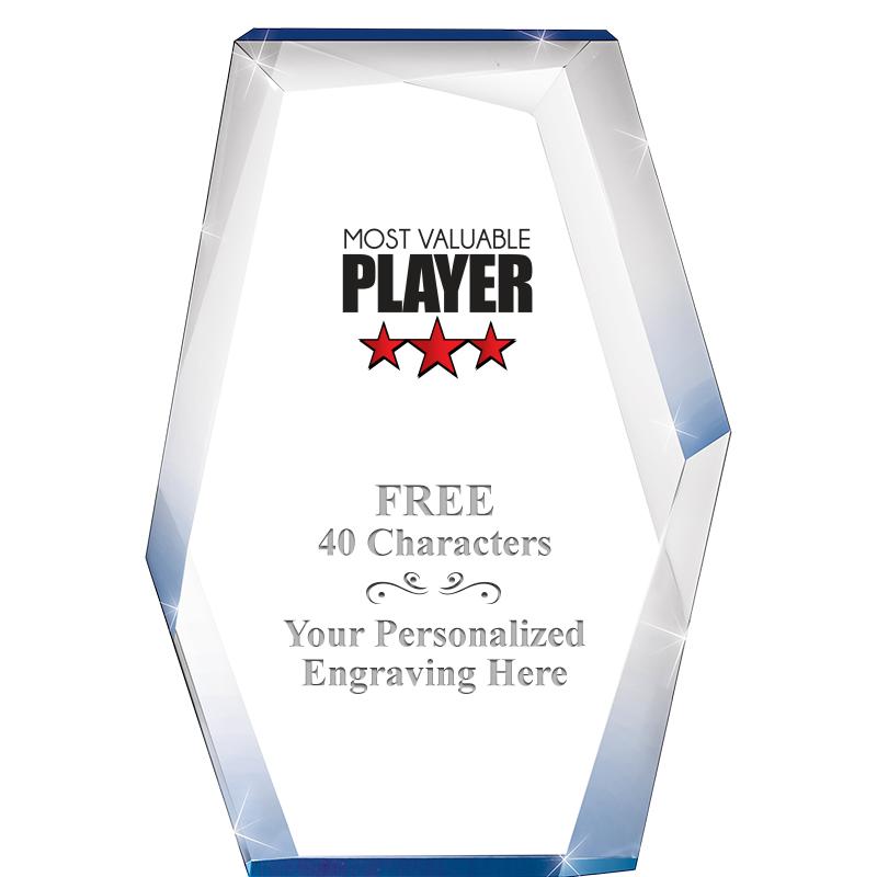 8" COBALT RADIANCE ACRYLIC