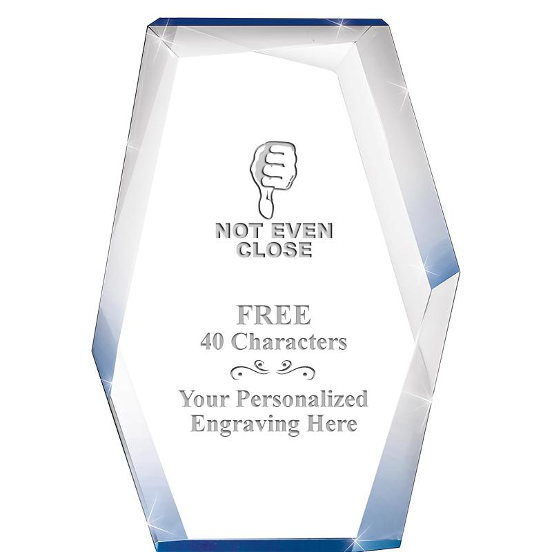 8" COBALT RADIANCE ACRYLIC