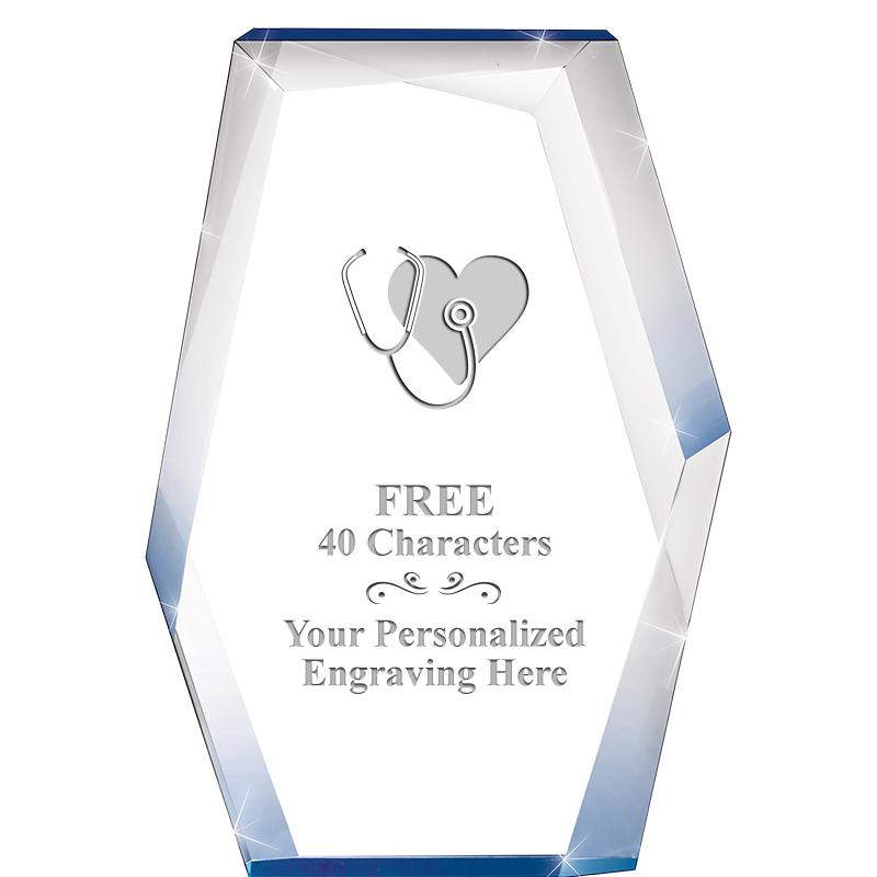 8" COBALT RADIANCE ACRYLIC