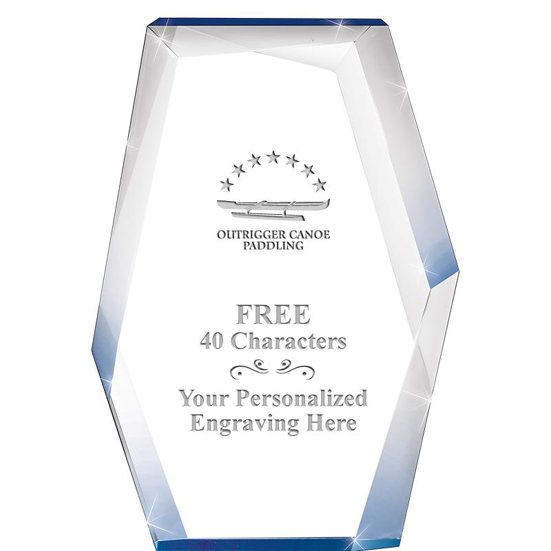 8" COBALT RADIANCE ACRYLIC