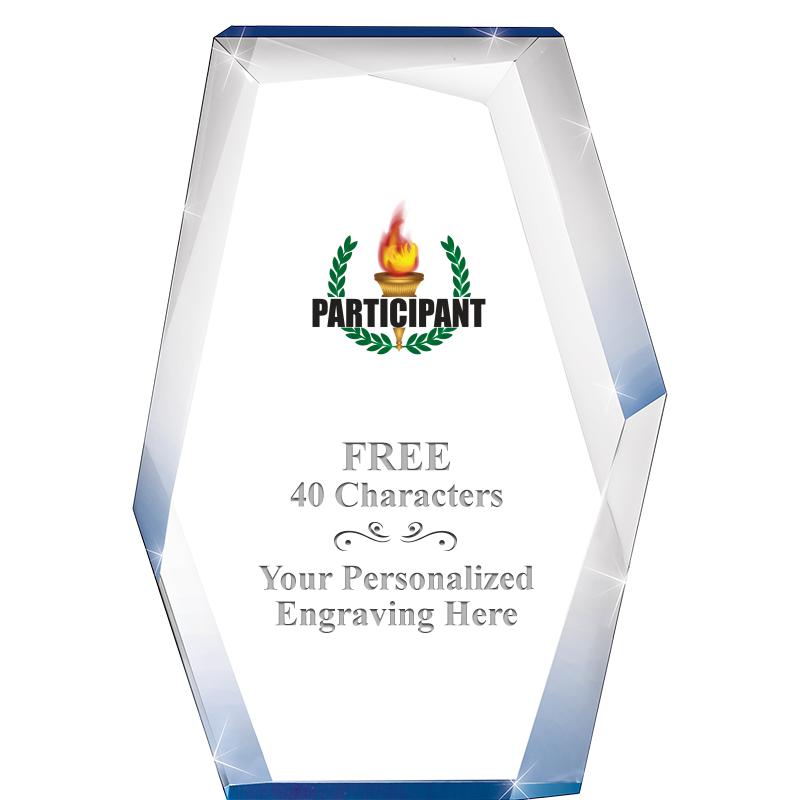 8" COBALT RADIANCE ACRYLIC