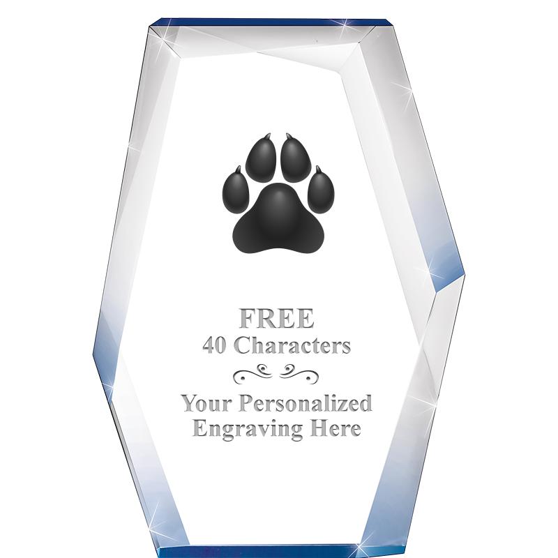 8" COBALT RADIANCE ACRYLIC