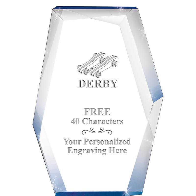 8" COBALT RADIANCE ACRYLIC